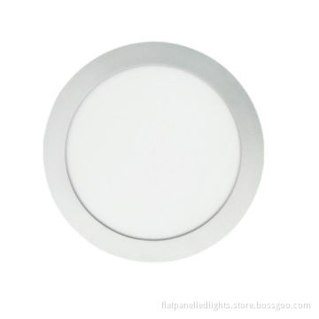 Round Ip40 10w 800lm 100 - 240vac Smd Flat Panel Led Lights With D199 * 14mm